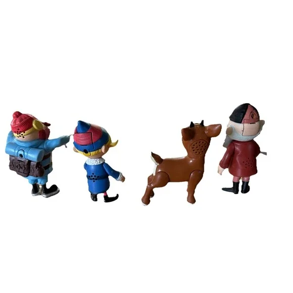 Rudolph The Red Nosed Reindeer 50th Anniversary ‎ Talking Figures New Batteries - Picture 2 of 7